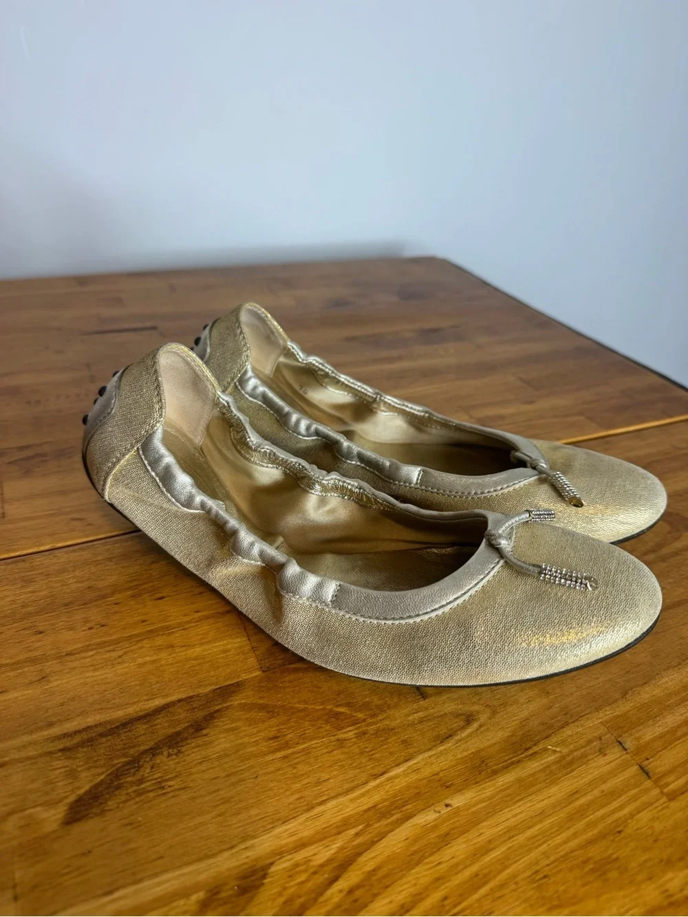 Tods gold metallic